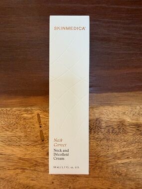 SkinMedica Neck Correct Neck and Décolleté Cream - White - Brand New Sealed Box